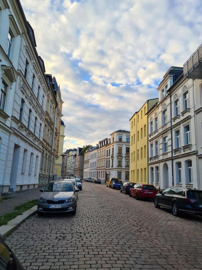 Gemuetliche, Charmante Ferienwohnung Naehe Zentrum Plauen Exterior foto